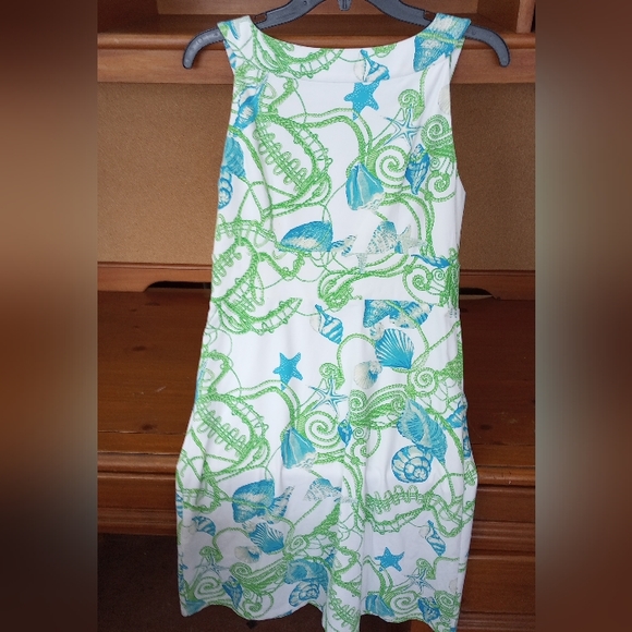 J. McLaughlin Seashell Catalina Cloth Dress S - Picture 2 of 7